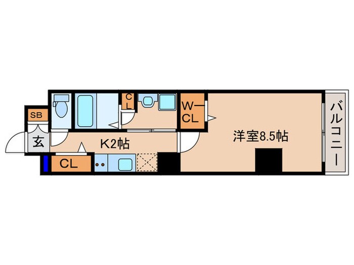 間取り図 仮）グロスロシェ七条
