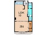 丸永マンション 1LDKの間取り