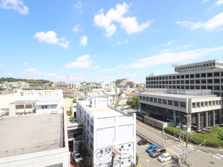 室内からの展望 カルム共栄マンション