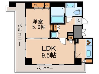 間取図 ﾗﾅｯﾌﾟｽｸｴｱ中之島公園(1202)