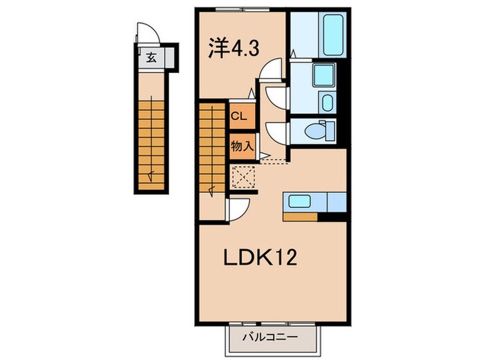 間取り図 ストーンイエロー加古川
