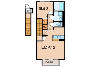 間取図 ストーンイエロー加古川