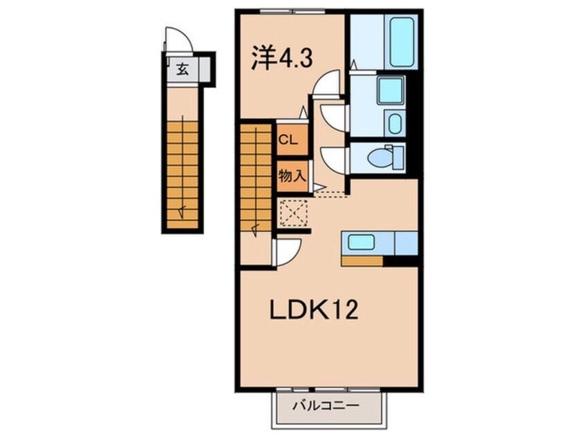 間取図 ストーンイエロー加古川