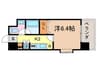 ベラジオ烏丸三条(207) 1Kの間取り