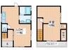 大久保町2丁目貸家 1LDKの間取り