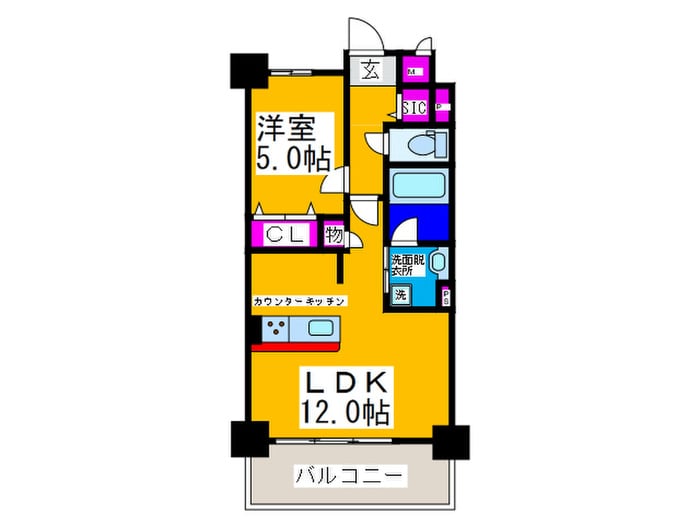 間取り図 アリエッタ南巽