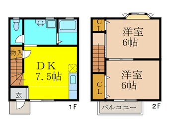 間取図 セジュ－ル御影