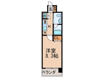 間取図 ベラジオ烏丸三条(302)