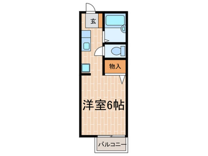 間取図 ドミール仁川