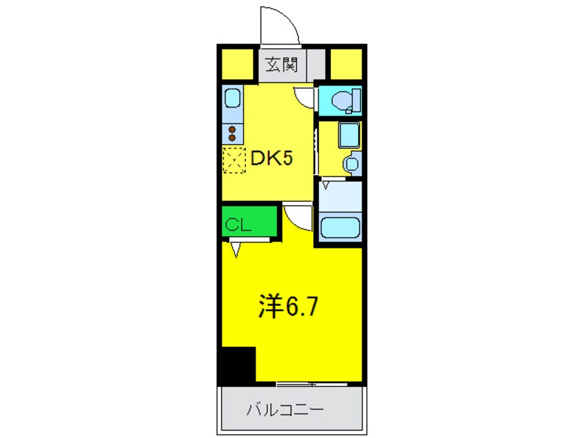 間取図 Ｇｒａｎｄｉｒ三国ヶ丘