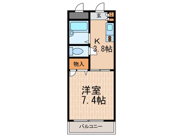 間取り図 柴崎ハイツ鴨子ヶ原
