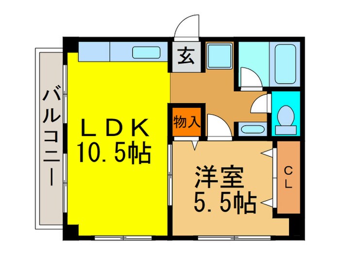 間取り図 清恒ビルWEST