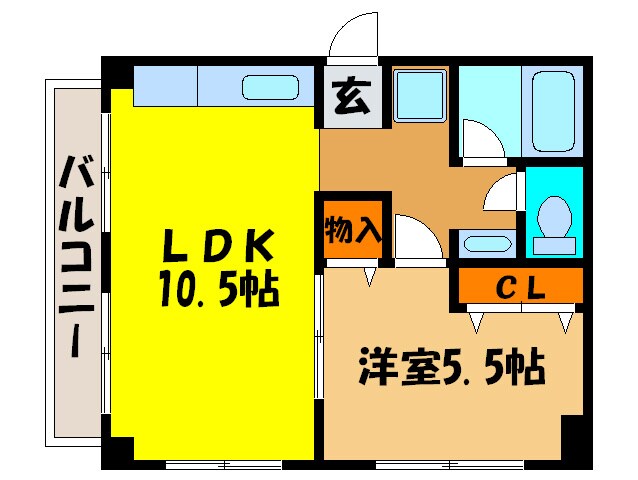 間取り図 清恒ビルWEST
