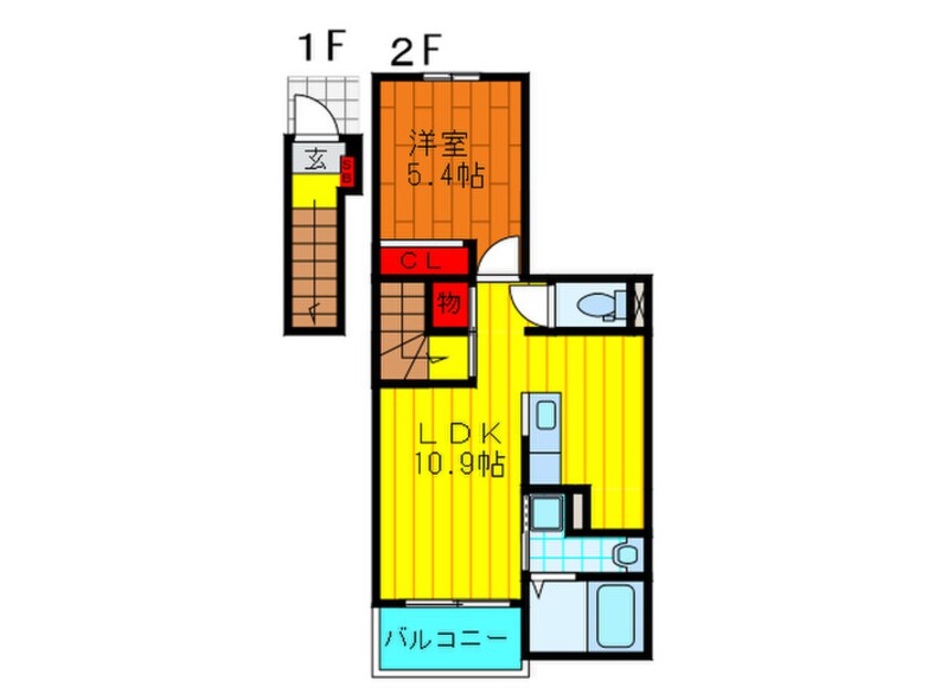 間取図 グレイシィーＹ・ＫⅡ