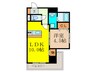 Ｌien Le Reve 1LDKの間取り