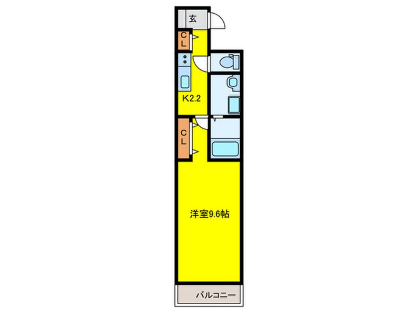 間取図 アルモニーブラッセ