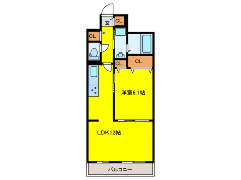 間取図 アルモニーブラッセ