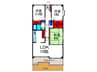 アコール隆豊 3LDKの間取り