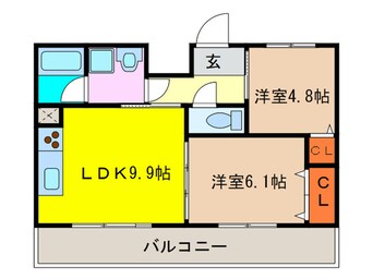 間取図 アルデ－ル・ブリサ