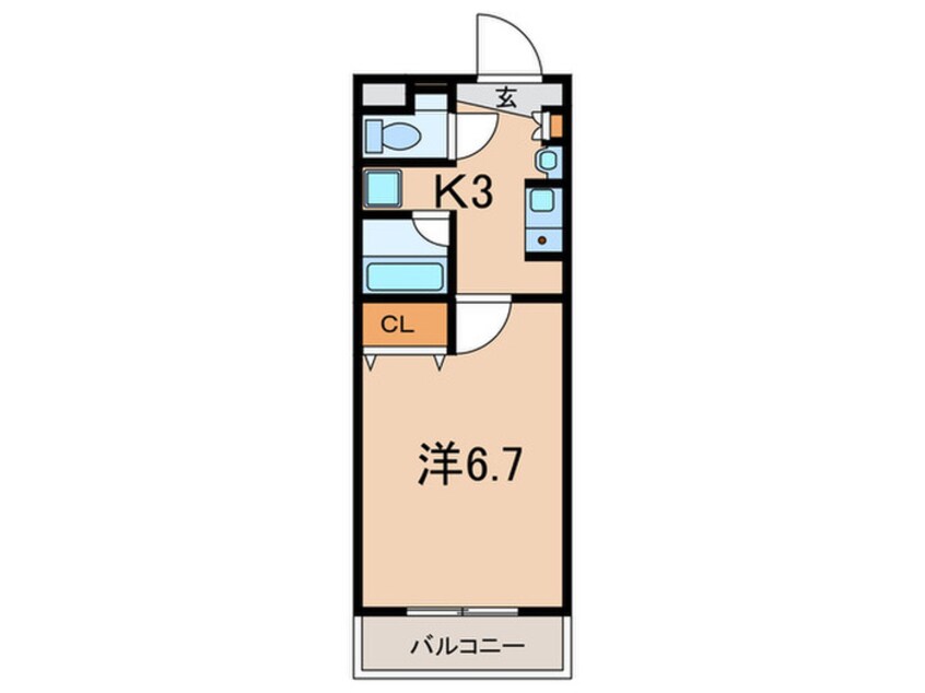 間取図 イーストコート