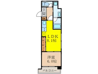 間取図 サンレムート江坂east