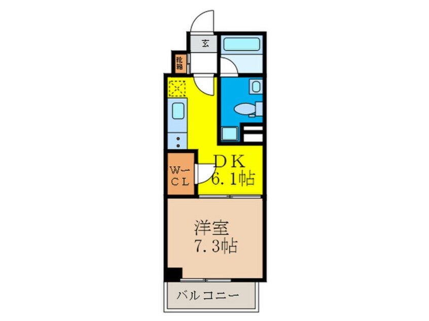 間取図 サンレムート江坂east