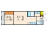 MONO COMODO WEST 1LDKの間取り