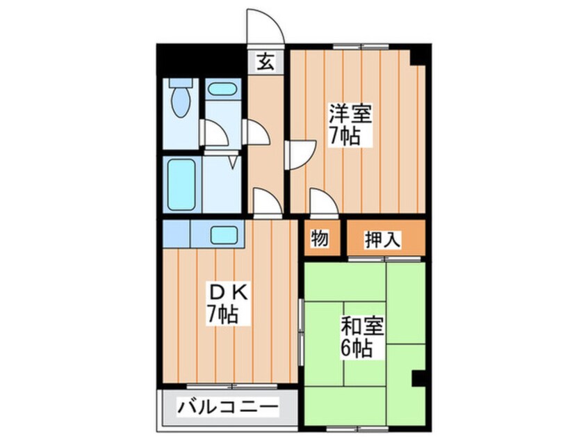 間取図 マンション１２番館