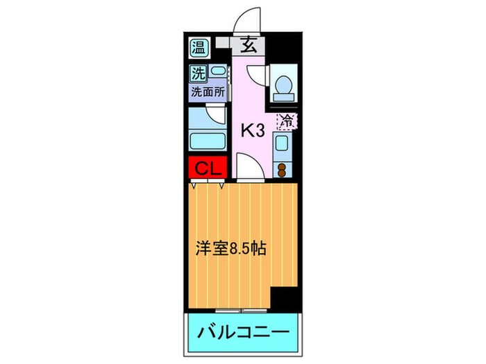 間取り図 クリザンテェ－モ
