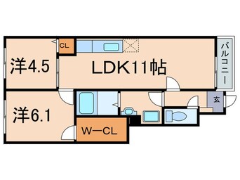 間取図 レフィナ－ド