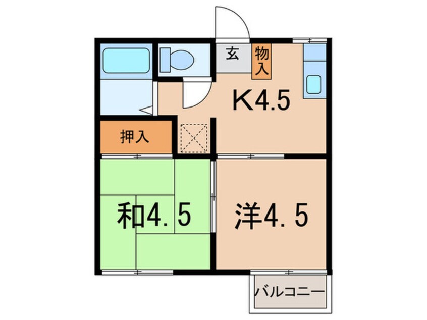 間取図 ファミールニシタニ