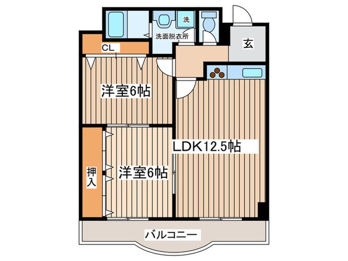 間取り図 ウィステリア谷町