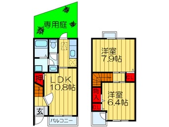 間取図 ウェ－ヴイン畷
