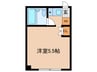 あすかハイツ 1Rの間取り