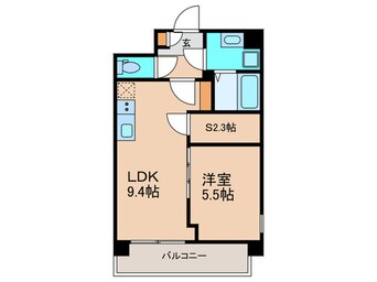 間取図 パークス堺筋本町