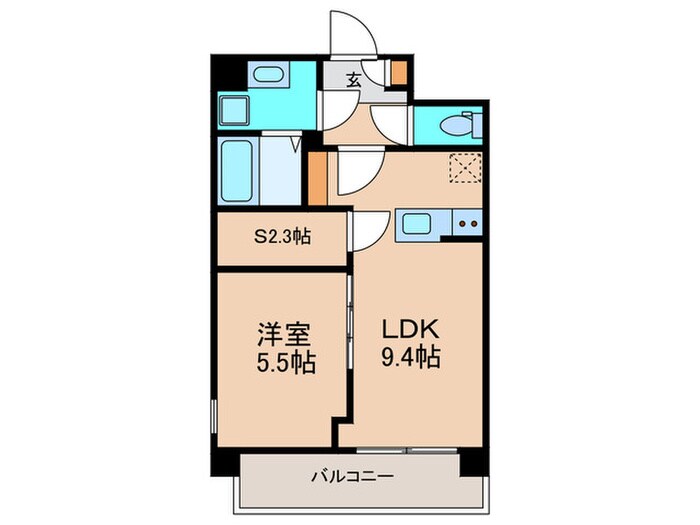 間取り図 パークス堺筋本町