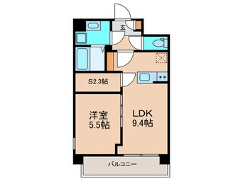 間取図 パークス堺筋本町