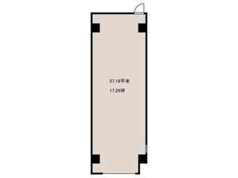 間取図 パークス堺筋本町