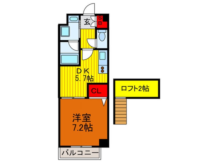 間取り図 Ｍｓ　ＦＬＡＴⅡ