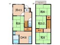 稲葉荘貸家の間取図