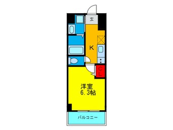 間取図 Metorosa 弁天町