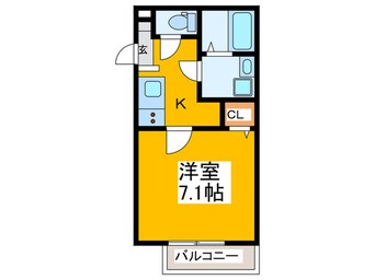 間取図 ジーメゾン泉大津イースト