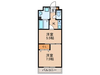 間取図 ト－シンクレ－ル塚口