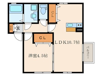 間取図 アフィタ－レ塚口