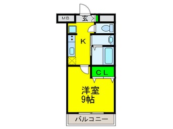 間取図 Feliz高石