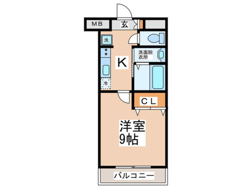 間取図 Feliz高石