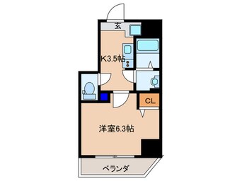 間取図 グランパシフィック毛馬