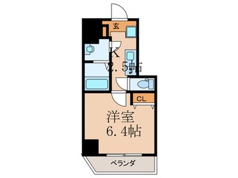 間取図 グランパシフィック毛馬