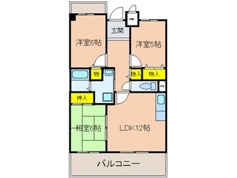 間取図 カサベルデ宝塚