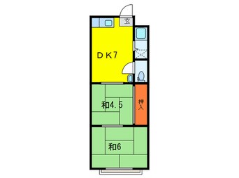 間取図 仁川コ－ポＡ棟